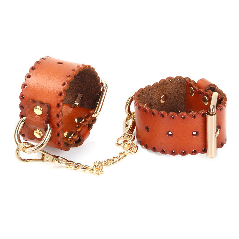 Genuine leather handcuffs - Musex - 