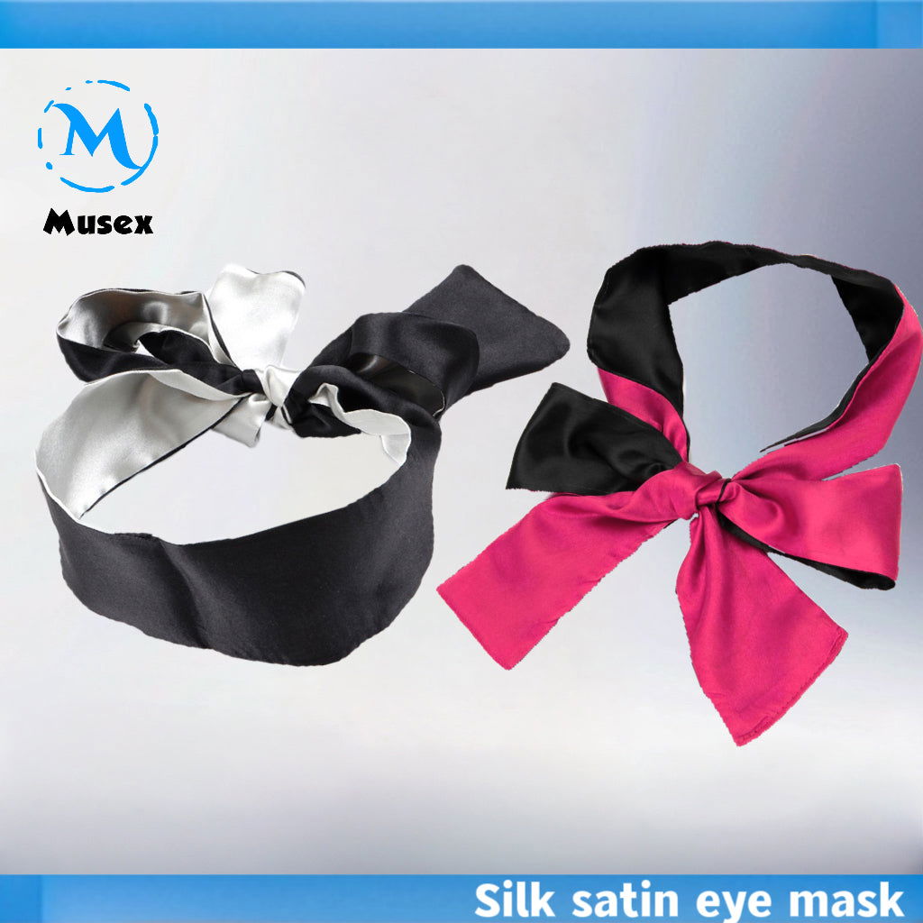 Silk satin eye mask ×2 - Musex - 